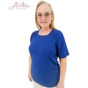 Soulmate T-shirt Lonnis 4 blauw 11096 Soulmate T-shirt Lonnis 4 blauw 11096