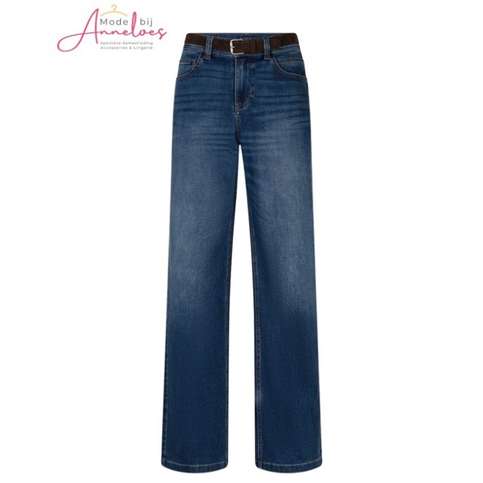 Red Button Broek Collete & Belt SRB4991 wide legs - Darkstone Red Button Broek Collete & Belt SRB4991 wide legs - Darkstone