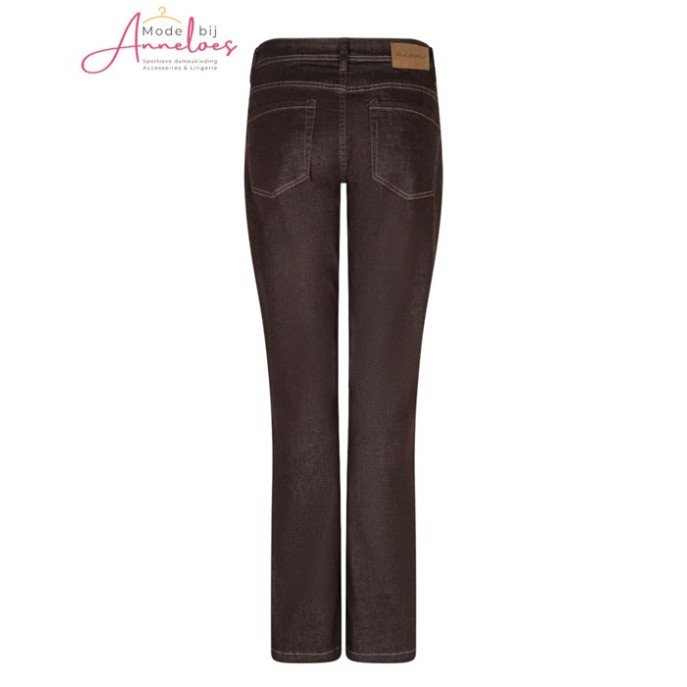 Red Button Broek Bibette Colored SRB5135 Flare legs - Espresso Red Button Broek Bibette Colored SRB5135 Flare legs - Espresso