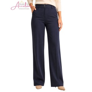 Red Button Broek Colette punta SRB5144 Wide legs - Navy