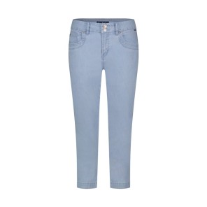 Red Button capri broek Romy Bleach Blue stripe