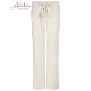 Red Button Broek Colette Belt Ecru Red Button Broek Colette Belt Ecru