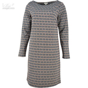 Jurk sweat dessin - Marine blue