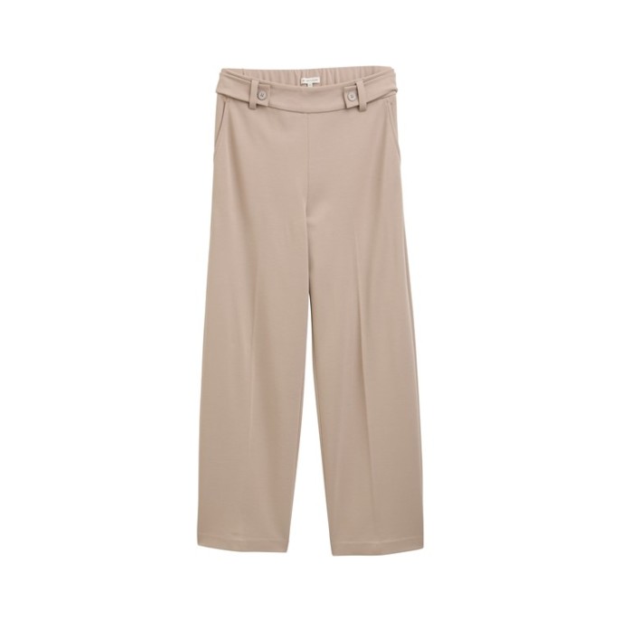 Tom Tailor broek rechte pijp Zand