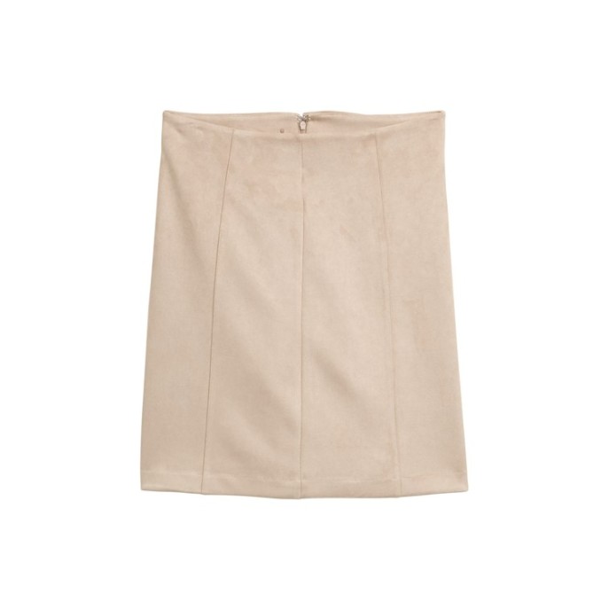 Tom Tailor rok suedine Beige
