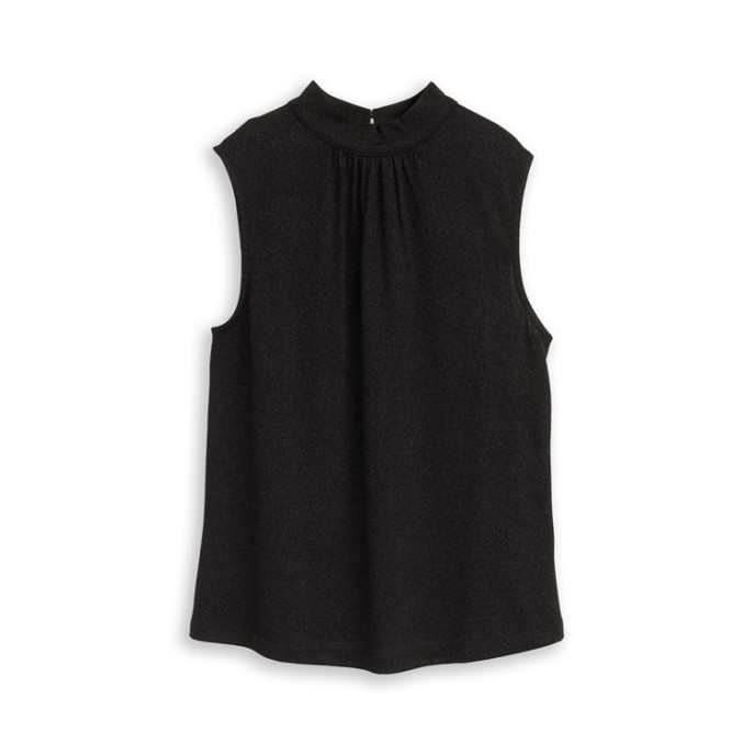 Tom Tailor top glittertje turtle Zwart