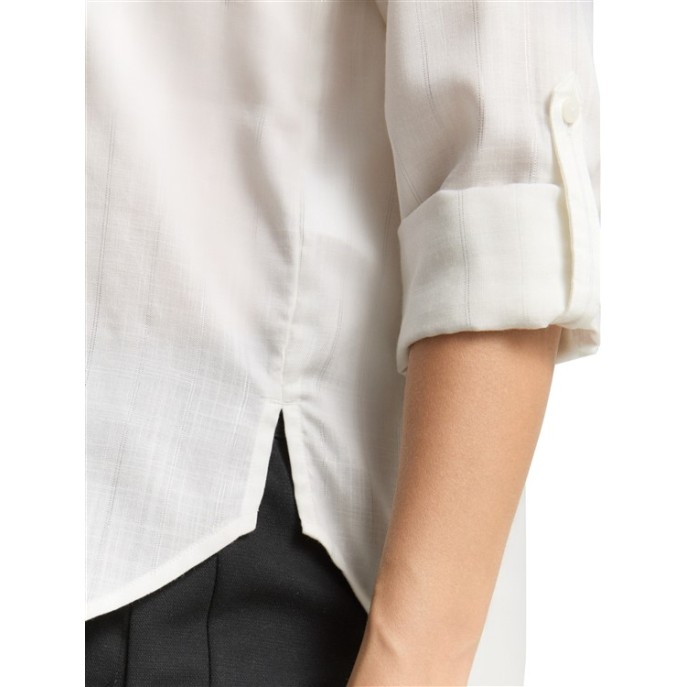 Tom Tailor dames blouse lurex streep Offwhite