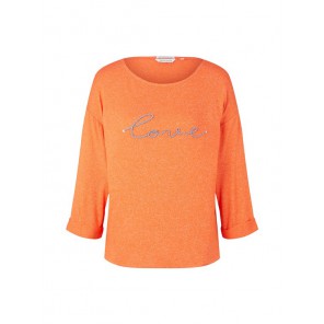 T-shirt melange LOVE - Oranje