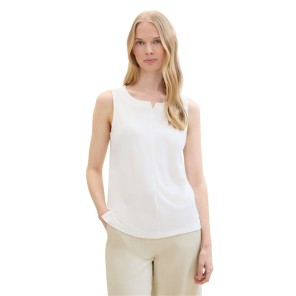 T-shirt cupro top - Offwhite