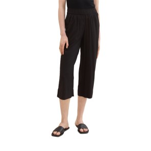 Culotte broek viscose - Zwart