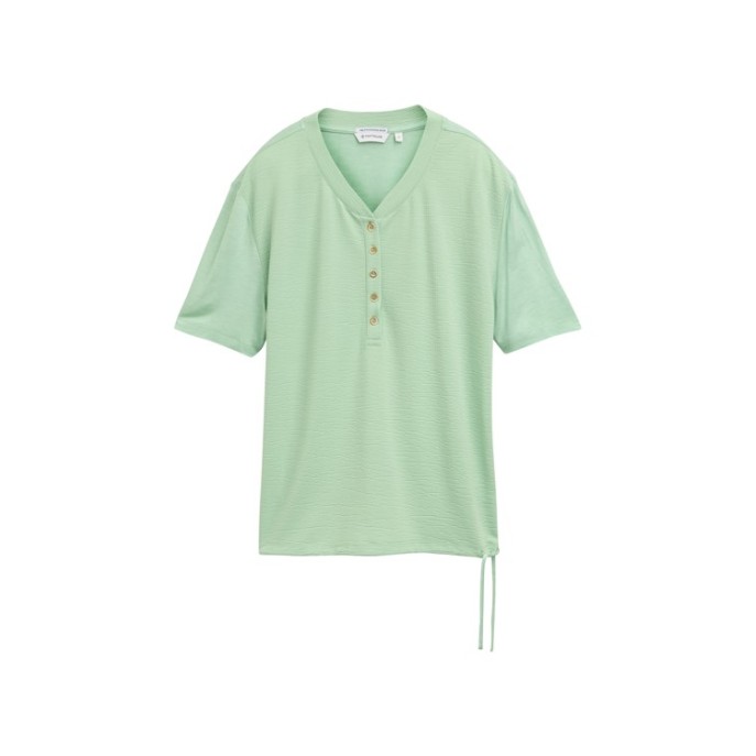 Tom Tailor dames T-shirt structuur groen