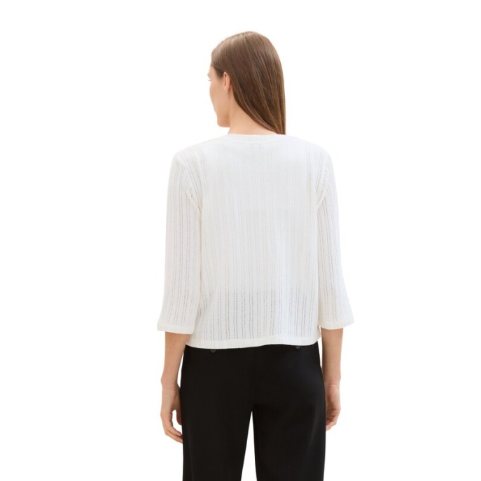 Tom Tailor zomervest Offwhite