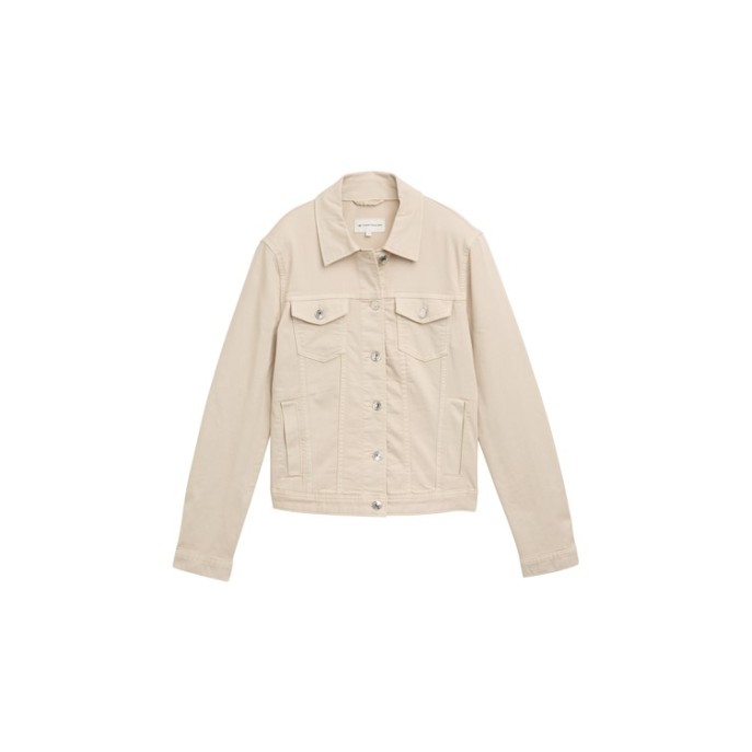 Tom Tailor dames denim jasje zand