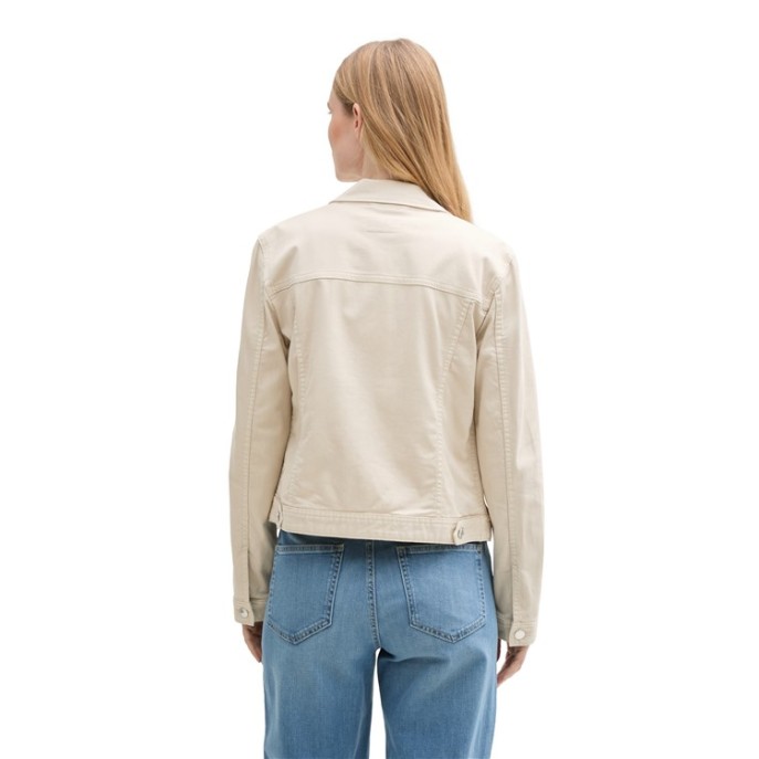 Tom Tailor dames denim jasje zand