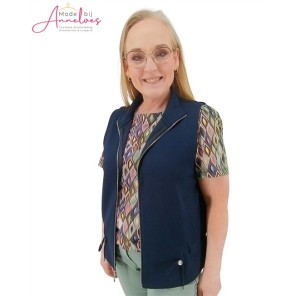 Tom Tailor Sweatvest Marine Gilet Tom Tailor Sweatvest Marine Gilet