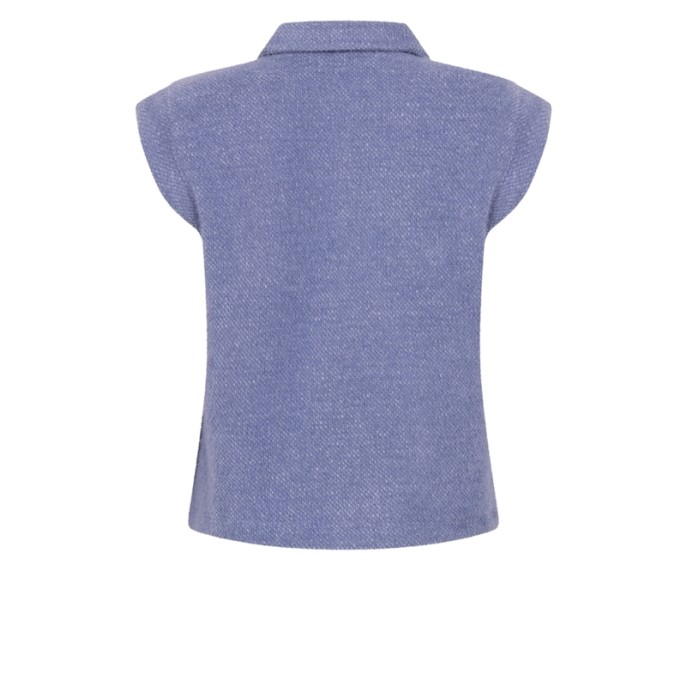 ZOSO Bodywarmer Melrose harig Blue