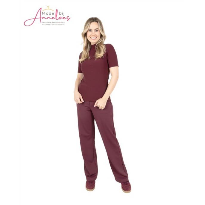 Zoso T-shirt Ruby - Bordeaux Zoso T-shirt Ruby - Bordeaux