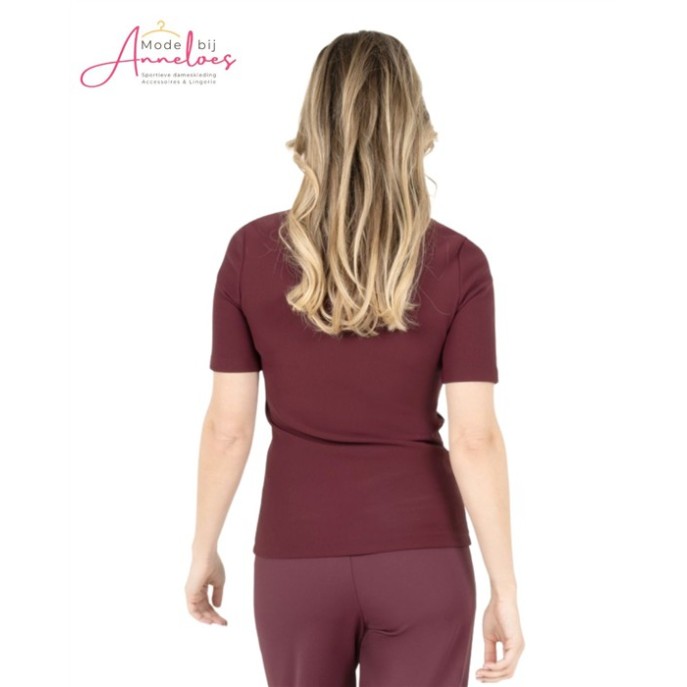 Zoso T-shirt Ruby - Bordeaux Zoso T-shirt Ruby - Bordeaux