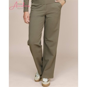 ZOSO Broek Xandra Travel Wide Groen