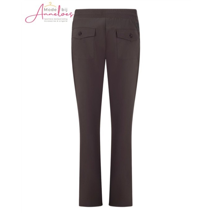 Zoso travel Broek Jantine recht - Espresso Zoso travel Broek Jantine recht - Espresso