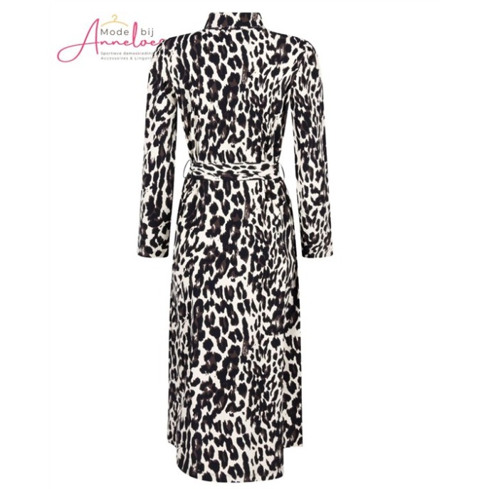 Zoso Jurk Penny animal Black - espresso Zoso Jurk Penny animal Black - espresso