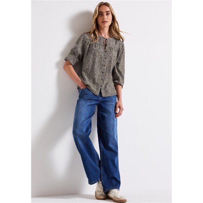 S Street One blouse A345732 Antra zand