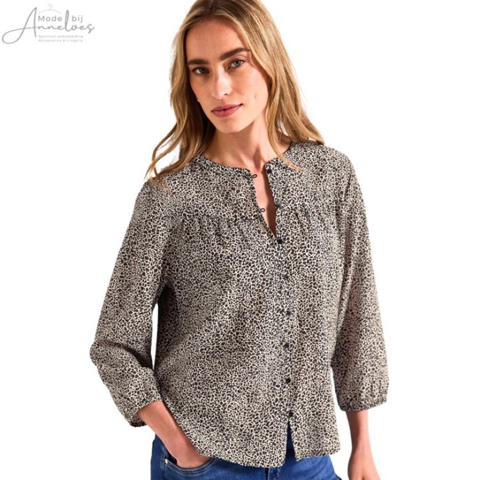 S Street One blouse A345732 Antra zand