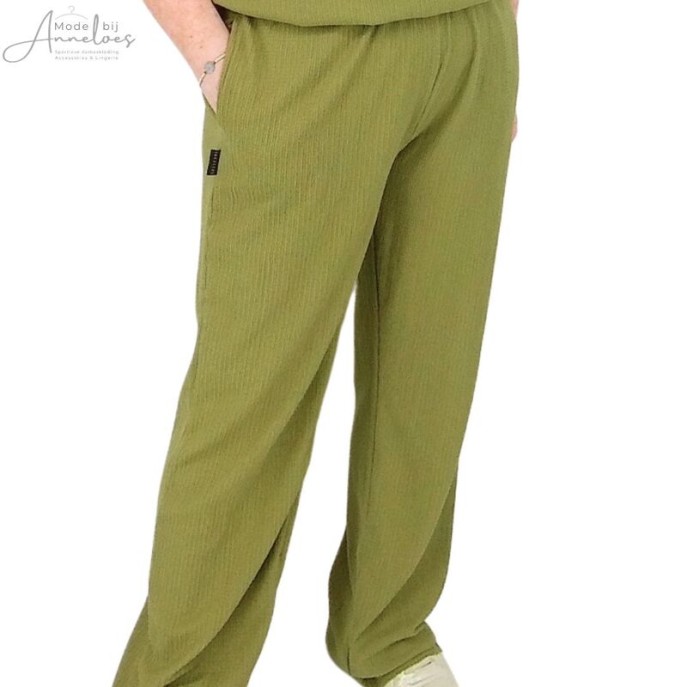 ZOSO Broek Dolly structuur Groen