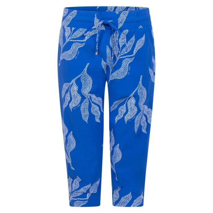S ZOSO Capri broek Bianca Kobalt wit