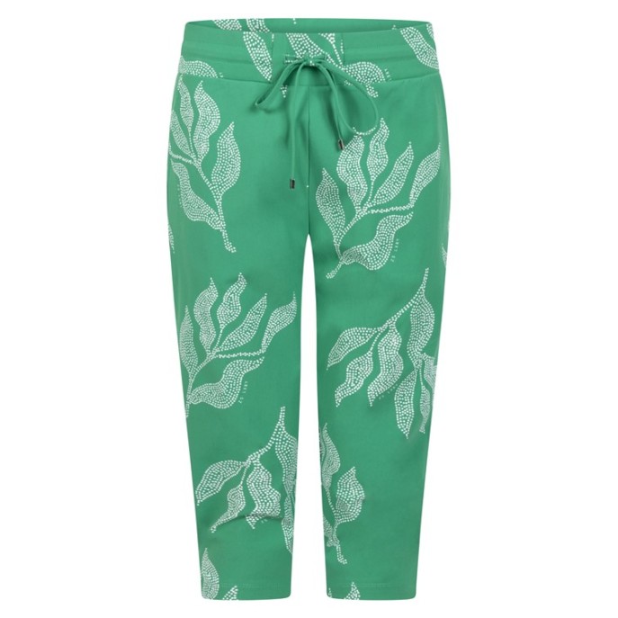 ZOSO Capri broek Bianca Groen wit