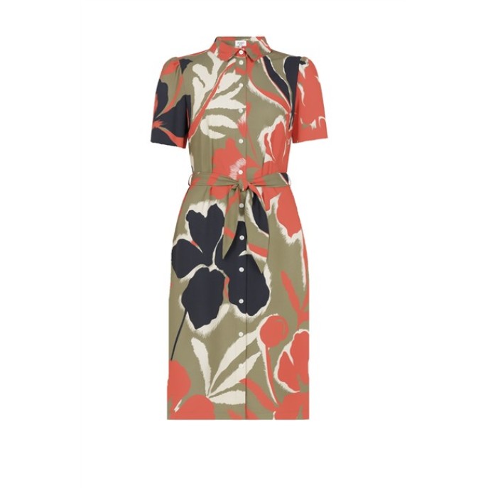 Zoso Travel Jurk Philippa Sage / Coral