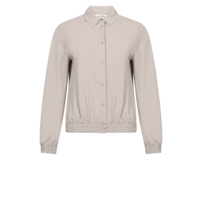 ZOSO Blouse Violet travel Sand stone