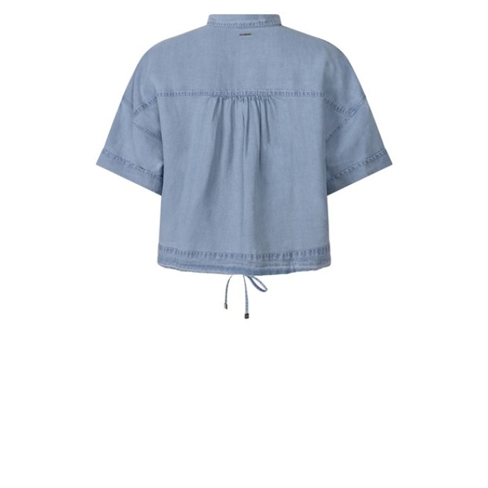 ZOSO Blouse Luna tencel Licht blauw