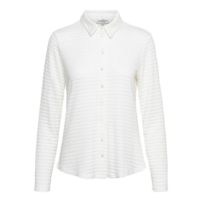 AndCO Blouse Lotte relief Offwhite