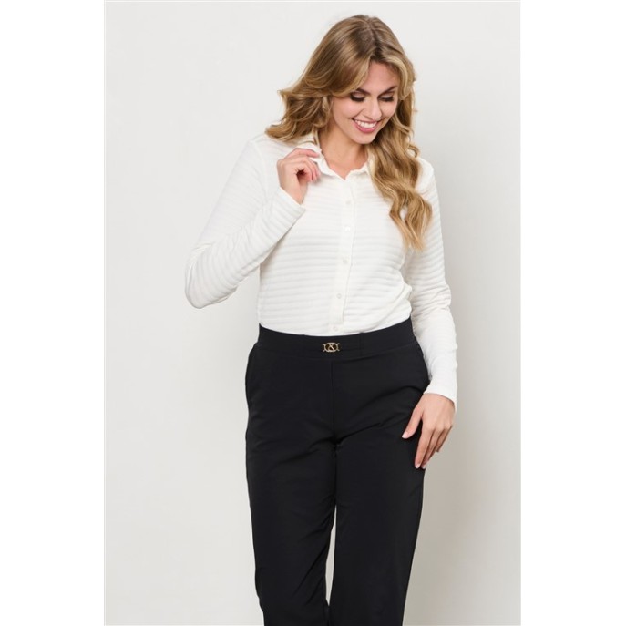 AndCO Blouse Lotte relief Offwhite