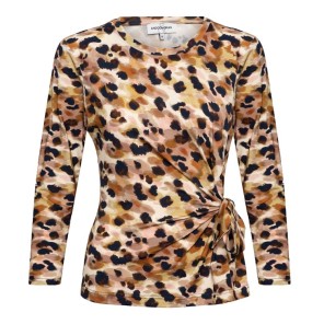 Andco shirt Lizzy animal dot Beige multi