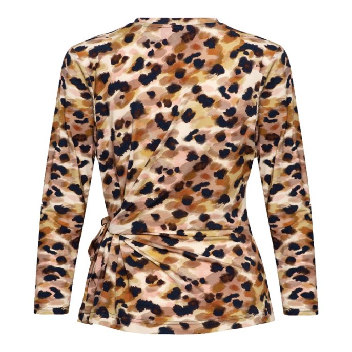 Andco shirt Lizzy animal dot Beige multi