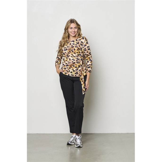 Andco shirt Lizzy animal dot Beige multi