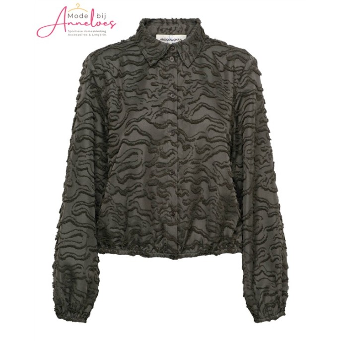 Andco Woman Blouse BL464 Wendelien Khaki