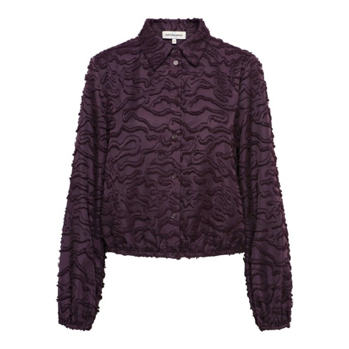 Andco Woman Blouse BL464 Wendelien Plum