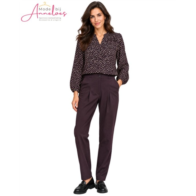 Andco Blouse BL475 Adelle bambi Plum Andco Blouse BL475 Adelle bambi Plum