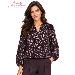 Andco Blouse BL475 Adelle bambi Plum